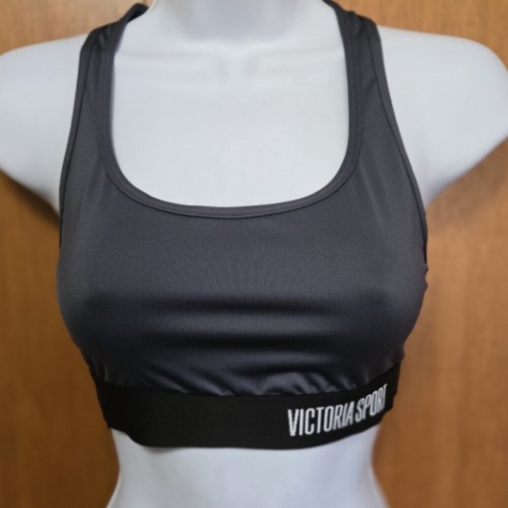 Victoria‎ Sport Black Gray Size Small - Un-Padded Like New Condition